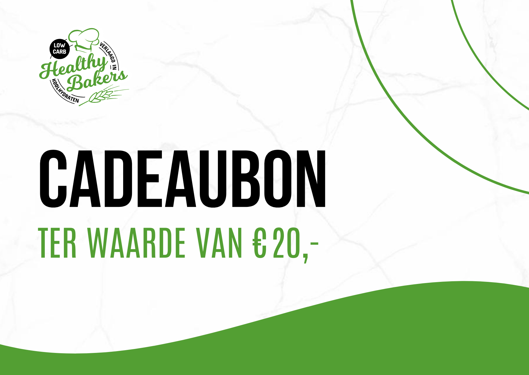 Cadeaubon ter waarde van €20,-
