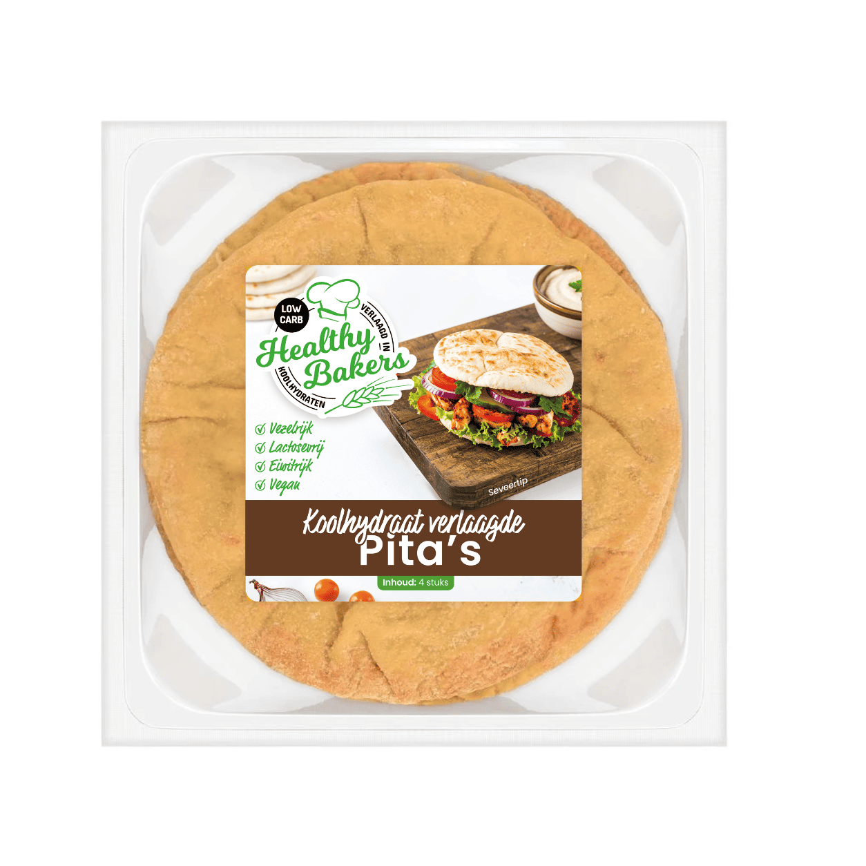 Koolhydraat Verlaagde Pita's - Afbeelding 2